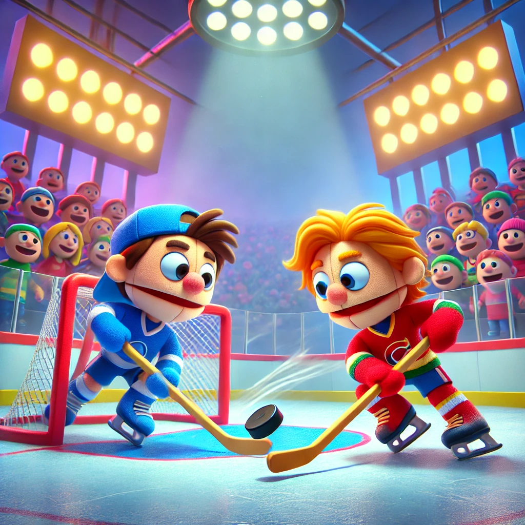 Puppet Hockey Battle Smash 